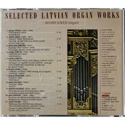 Kaleis Aivars 1994 - Selected Latvian Organ Works CD Begagnat