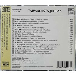 Puccini, Mozart, Bach CD Taivaallista juhlaa  kansi EX- levy EX Käytetty CD