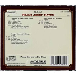 Haydn Franz Josef CD The Best of Franz Josef Haydn  kansi EX- levy EX Käytetty CD