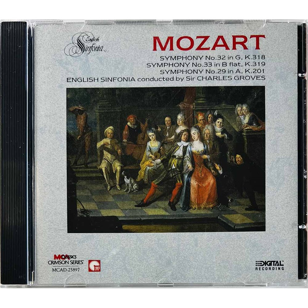 Mozart 1990 MCAD-25897 Symphony 32 , Symphony 29 CD Begagnat