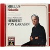Sibelius - Herbert von Karajan CD Finlandia  kansi EX- levy EX- Käytetty CD