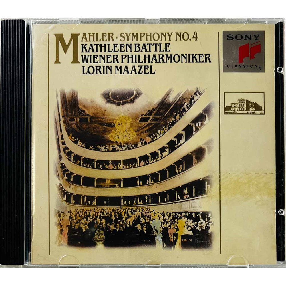 Mahler Gustav - Kathleen Battle CD Symphony No. 4  kansi EX- levy VG+ Käytetty CD