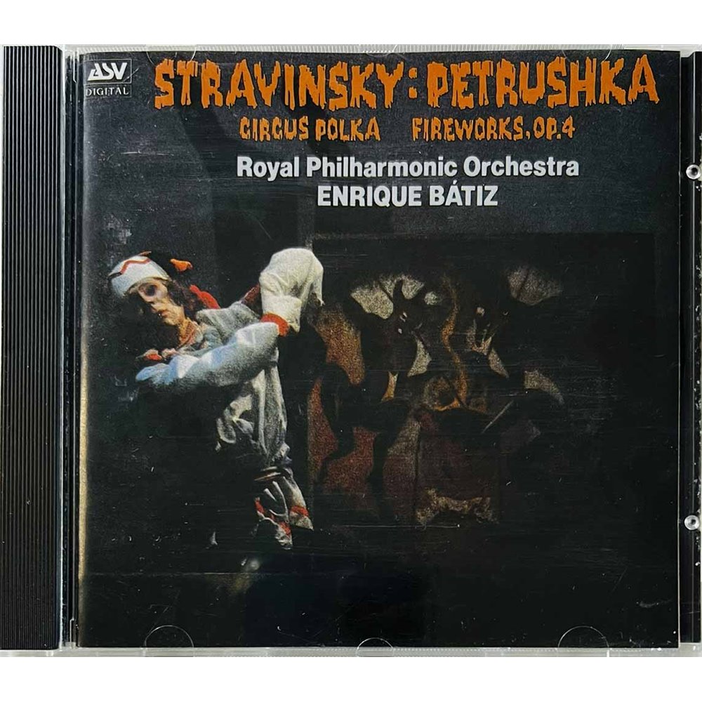 Stravinsky  Igot CD Petrushka Circus Polka Fireworks. Op.4  kansi EX- levy EX Käytetty CD