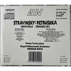 Stravinsky  Igot CD Petrushka Circus Polka Fireworks. Op.4  kansi EX- levy EX Käytetty CD
