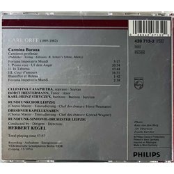 Carl Orff / Casapietra, Hiestermann CD Carmina Burana  kansi EX- levy EX Käytetty CD