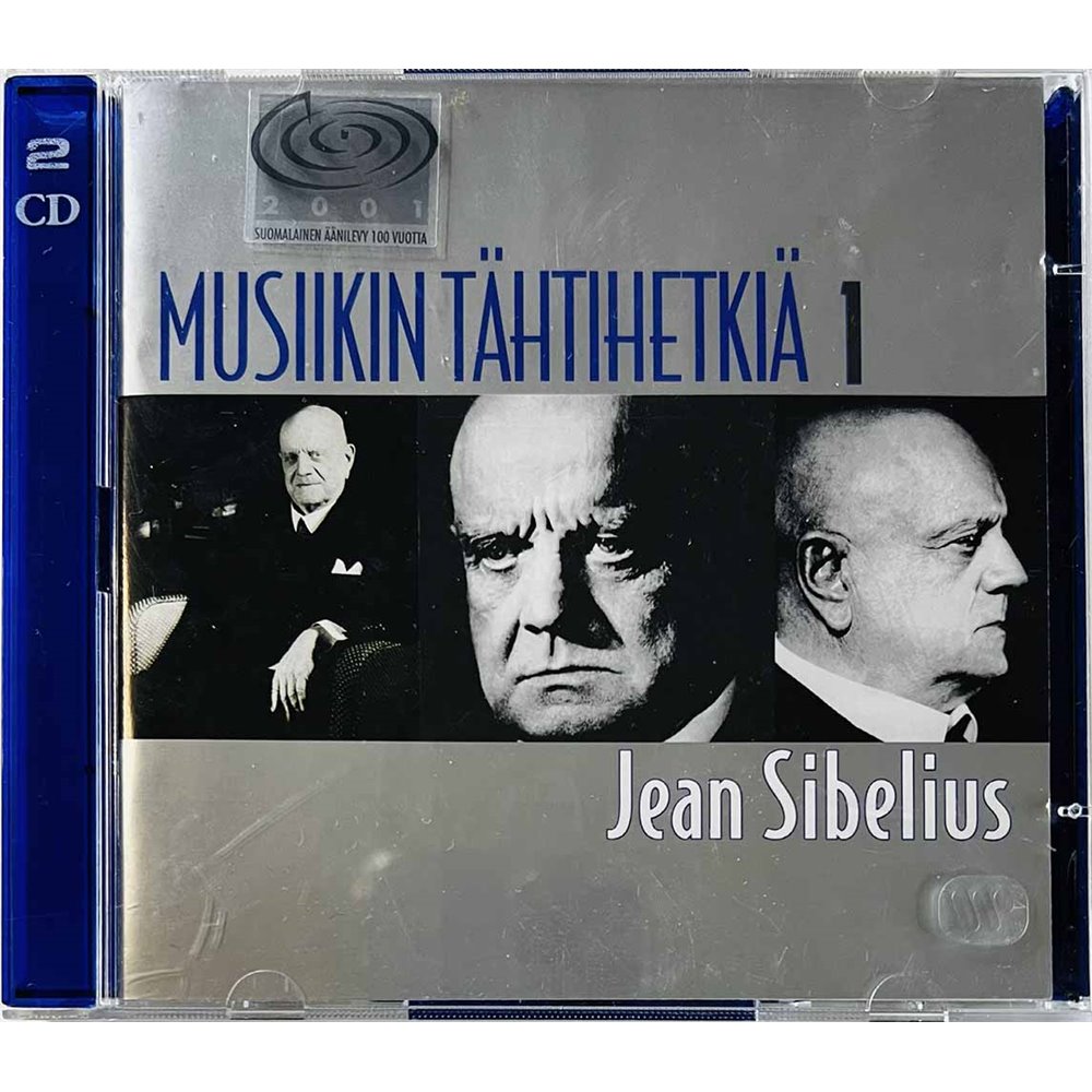 Sibelius Jean CD Musiikin Tähtihetkiä 1: Jean Sibelius 2CD  kansi EX- levy EX Käytetty CD