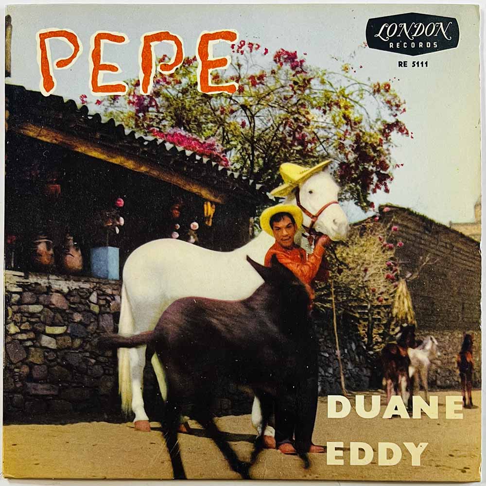 Duane Eddy vinyylisingle Pepe EP  kansi EX- levy VG+ käytetty vinyylisingle
