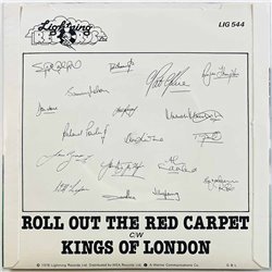 Arsenal FC 1978 LIG 544 Roll out the red carpet / Kings of London begagnad singelskiva