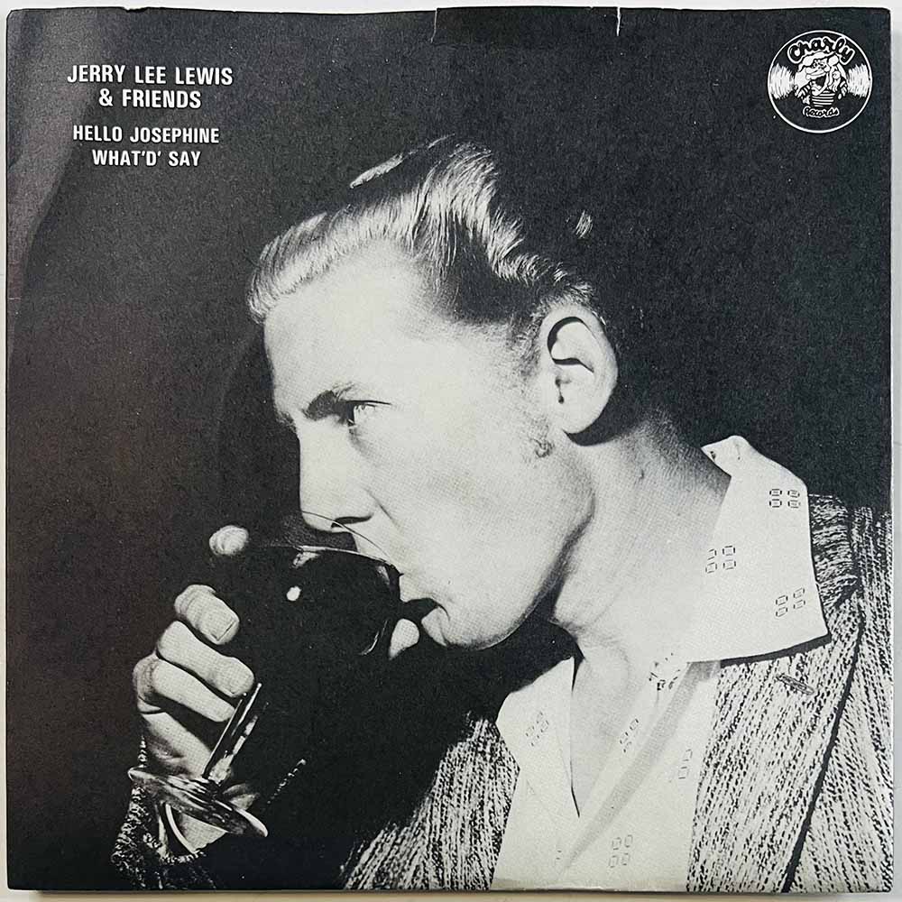 Jerry Lee Lewis And Friends vinyylisingle Hello Josephine  kansi VG+ levy EX käytetty vinyylisingle