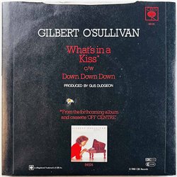 O'Sullivan Gilbert 1980 8929 What's In A Kiss / Down, Down, Down begagnad singelskiva