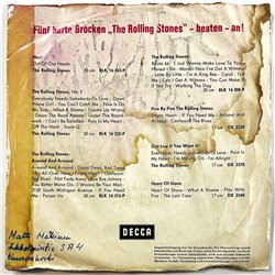 Rolling Stones vinyylisingle 19th Nervous Breakdown / As Tears Go By  kansi G levy VG+ käytetty vinyylisingle