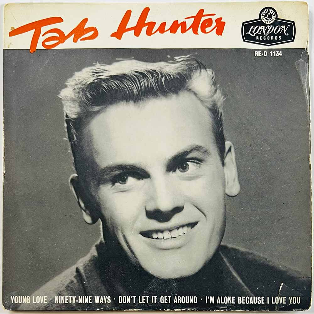 Hunter Tab vinyylisingle Young Love EP  kansi G+ levy VG+ käytetty vinyylisingle