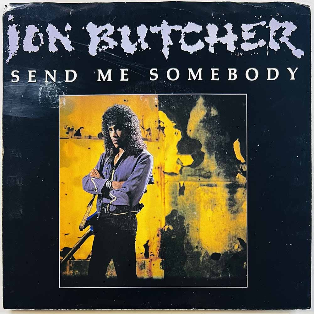 Butcher Jon 1989 B-44334 Send Me Somebody / Division Street begagnad singelskiva