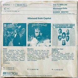 Gentry Bobbie vinyylisingle Ode To Billie Joe / Mississippi Delta  kansi VG levy EX- käytetty vinyylisingle