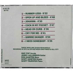 Stooges CD Rubber Legs  kansi EX levy VG+ Käytetty CD