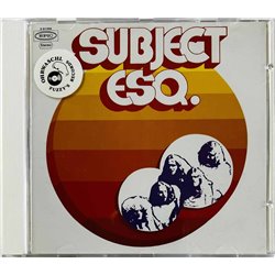 Subject Esq. CD Subject Esq.  kansi EX levy EX Käytetty CD