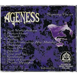 Ageness CD Showing Paces  kansi EX levy EX Käytetty CD