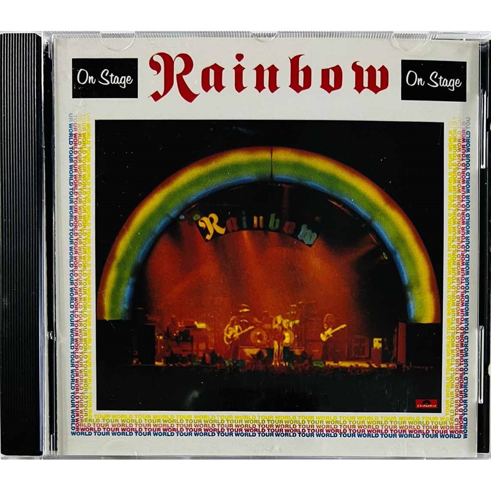 Rainbow CD On Stage  kansi EX levy EX Käytetty CD
