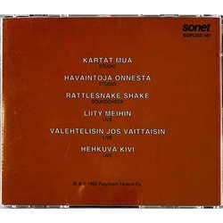 Kolmas Nainen 1992 SOPOXD 187 Ajatuskatkoja -EP CD Begagnat