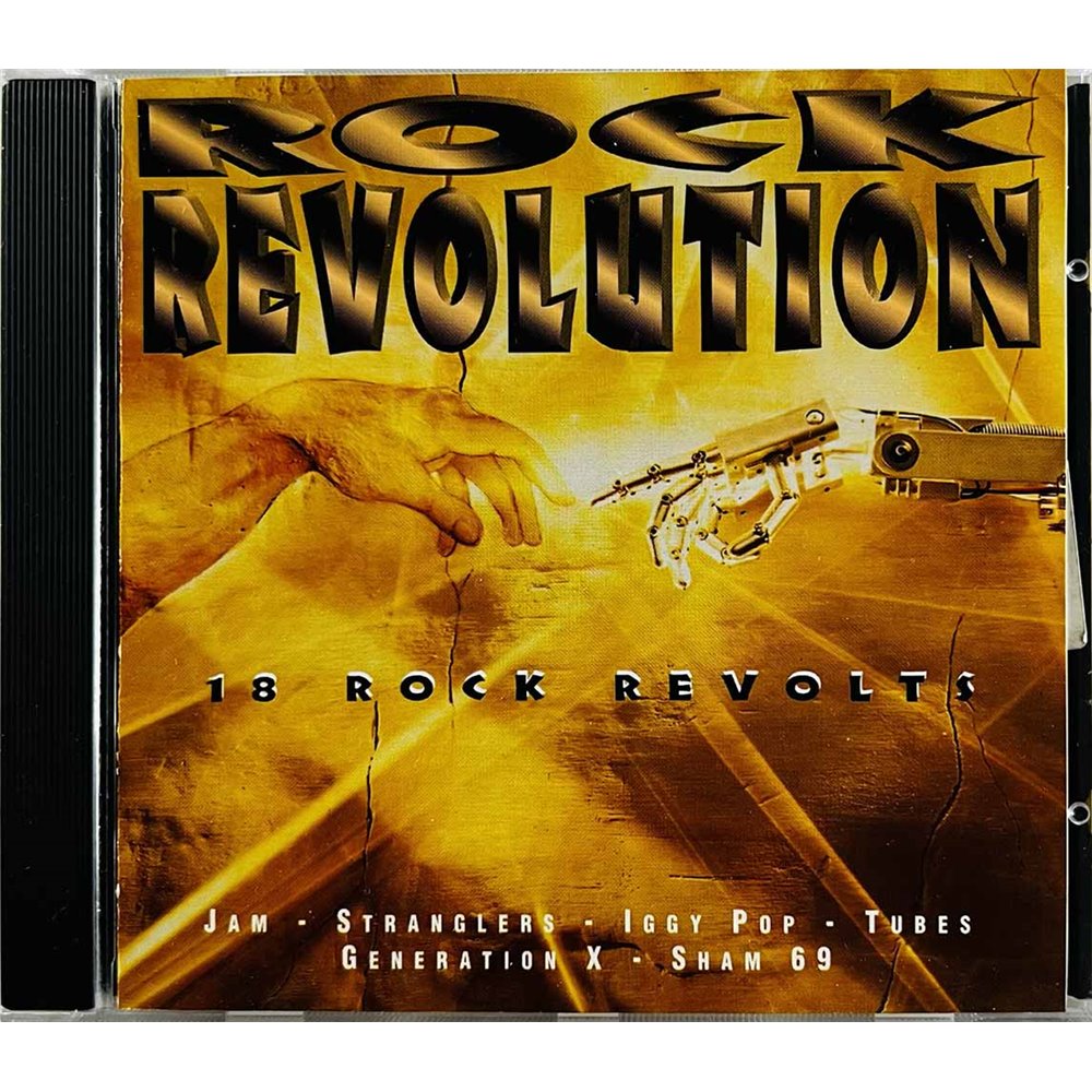 Aneka, Sham 69, Yello, Jam, Vibrators CD Rock Revolution  kansi EX levy EX Käytetty CD