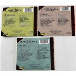 Carter Family CD Country Folk 77 raitaa 3CD  kansi EX levy EX Käytetty CD