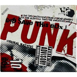 Sid Vicious, 999, GBH, Vibrators, Sham 69 CD PUNK God Save This Box 9CD  kansi EX levy VG+ Käytetty CD