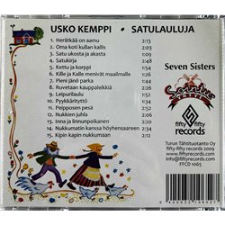 Usko Kemppi, Seven Sisters, Sointu-yhtye CD Satulauluja  kansi EX levy EX Käytetty CD