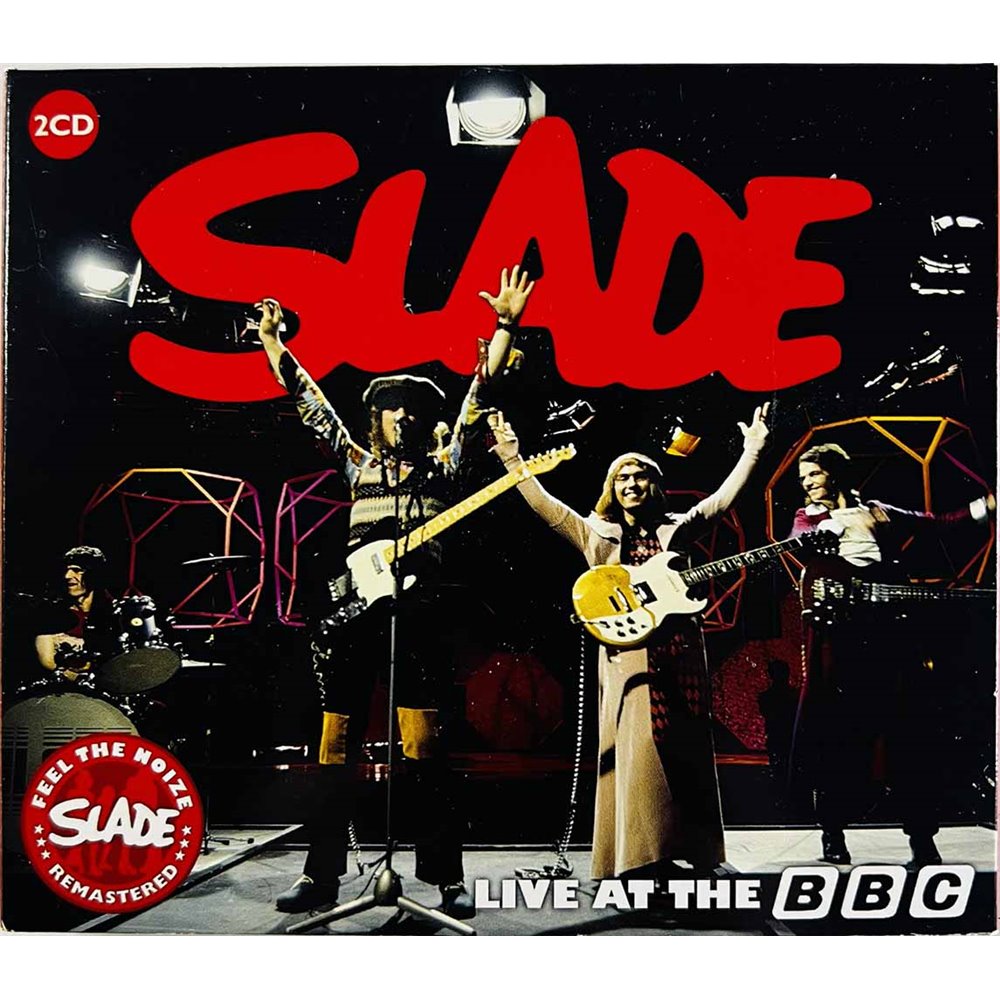 Slade CD Live at the BBC 2CD  kansi EX levy EX Käytetty CD