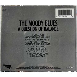 Moody Blues CD Question of Balance  kansi EX levy EX Käytetty CD