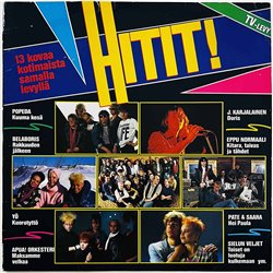 Popeda, Yö, Eppu Normaali, Belaboris. vinyl LP Hitit!  kansi VG levy EX Käytetty LP