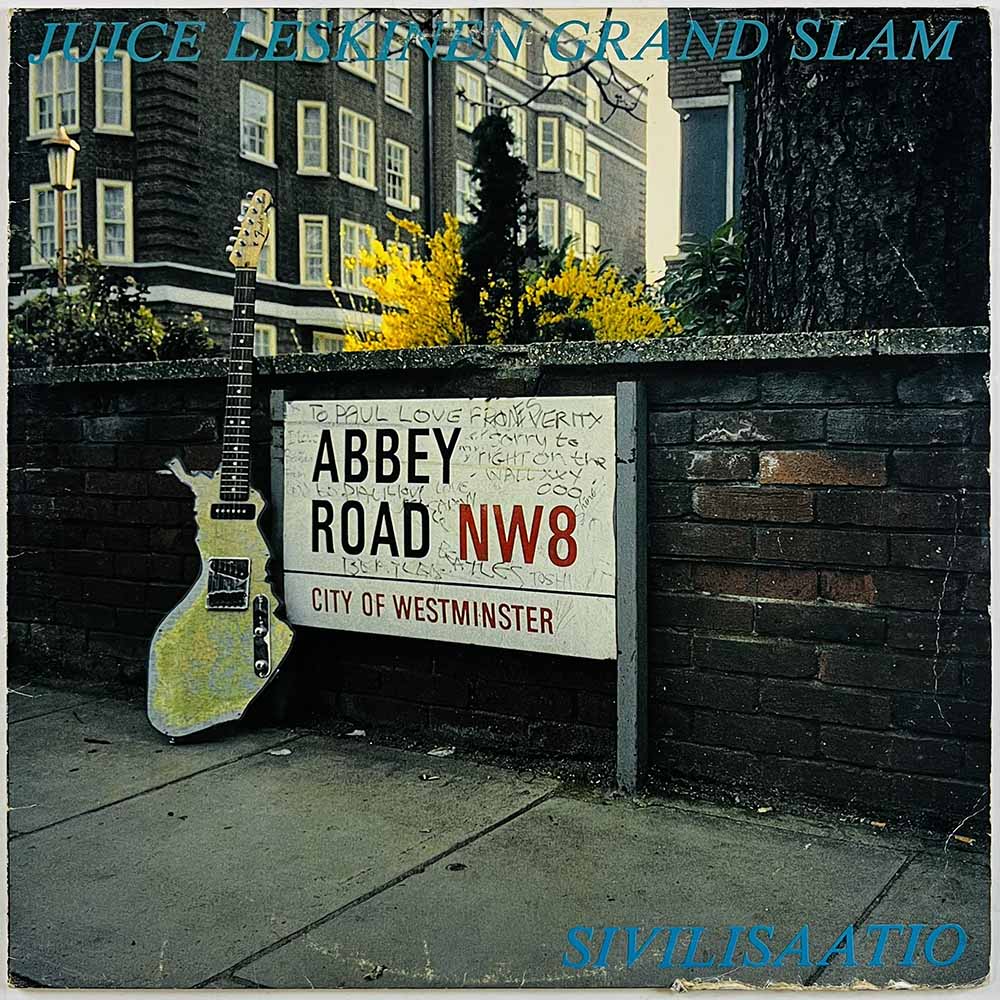Juice Leskinen Grand Slam vinyl LP Svilisaatio  kansi G levy EX Käytetty LP