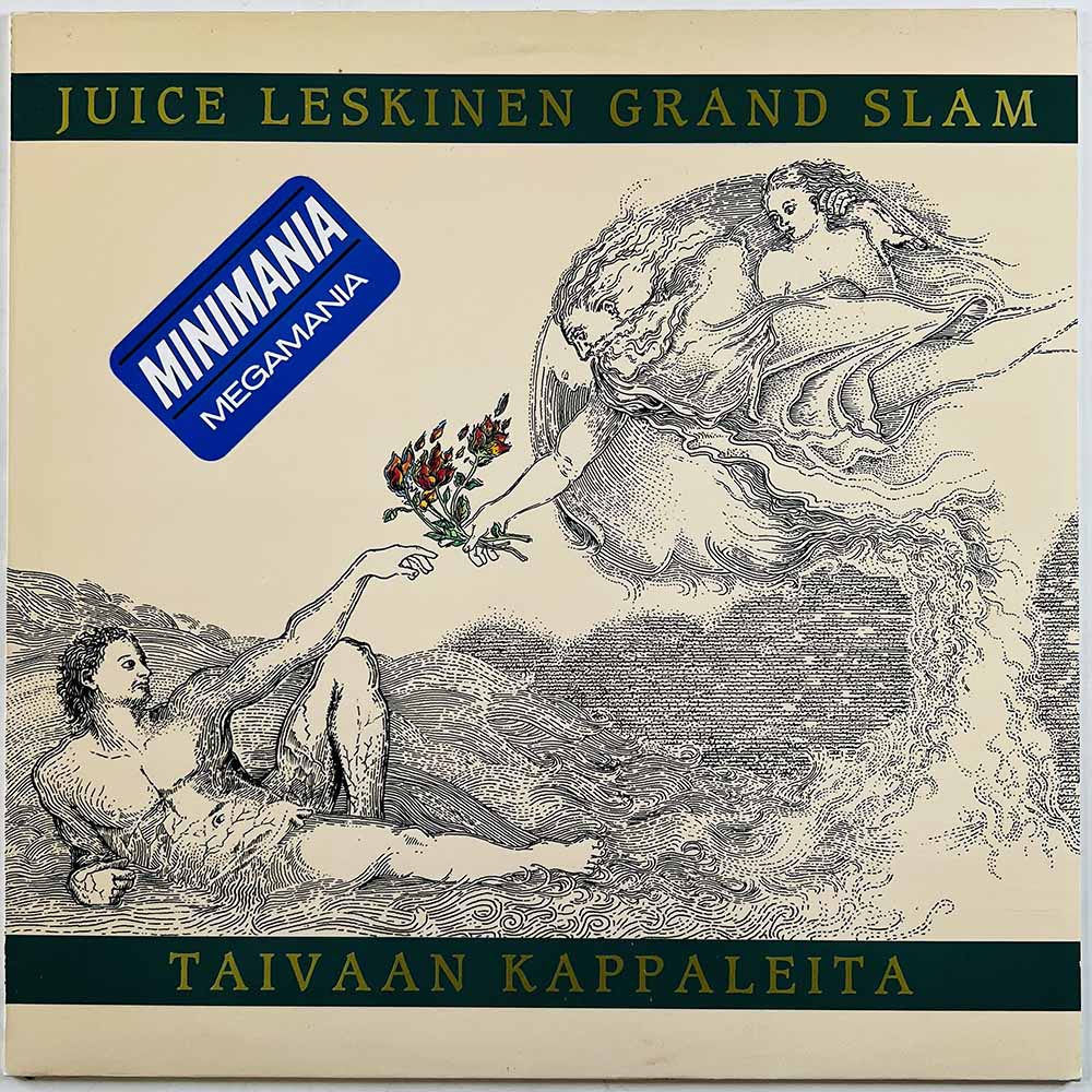 Juice Leskinen Grand Slam 1991 GSLP 006 Taivaan kappaleita Begagnat LP