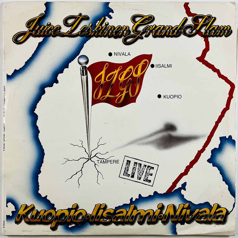 Juice Leskinen Grand Slam 1984 WISH 5 Kuopio-Iisalmi-Nivala 2LP Begagnat LP
