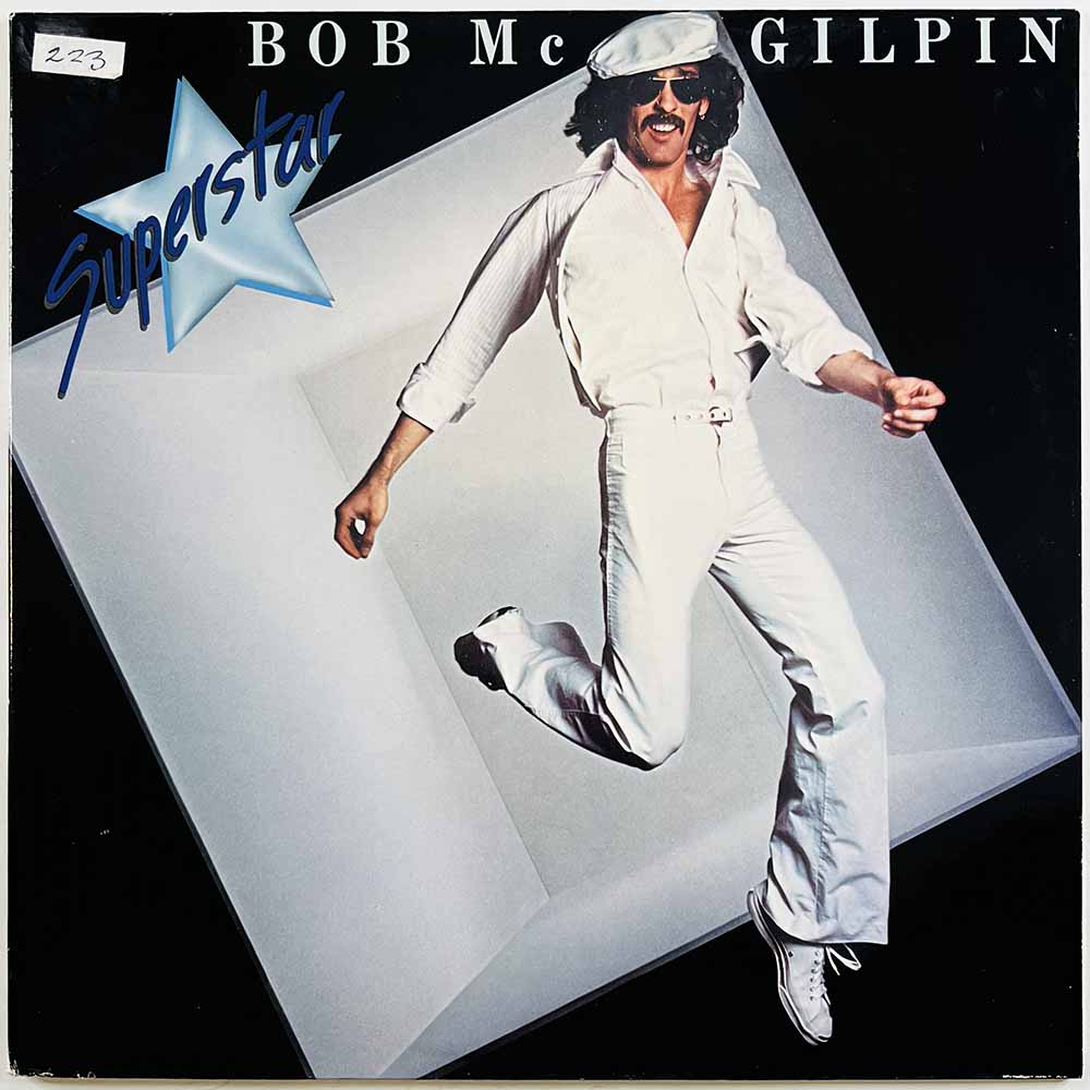 McGilpin Bob vinyl LP Superstar  kansi EX levy EX Käytetty LP