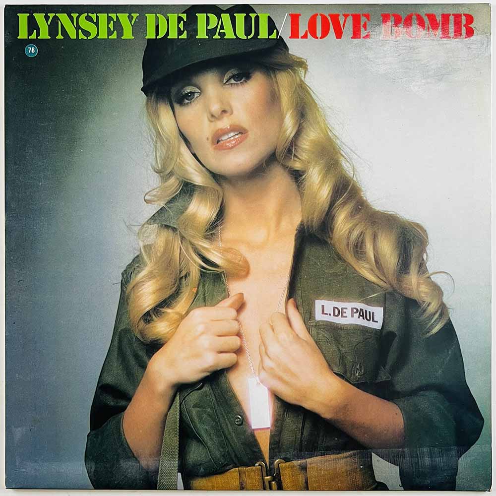 Lynsey De Paul 1975 JET LP14 Love Bomb Begagnat LP