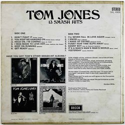 Jones Tom 1967 SKL 4909 13 smash hits Begagnat LP