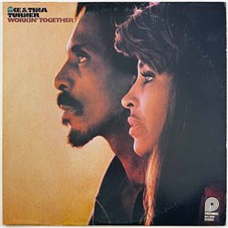 Ike & Tina Turner vinyl LP Working’ together  kansi EX- levy EX Käytetty LP