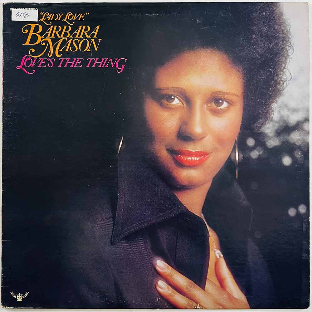 Mason Barbara vinyl LP Love’s the thing  kansi EX- levy EX- Käytetty LP