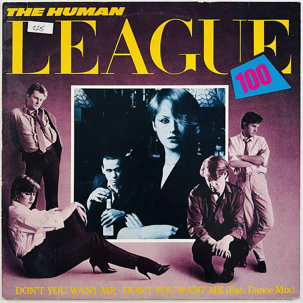 Human League vinyl LP Don't you want me 12-inch maxi  kansi VG levy VG+ Käytetty LP