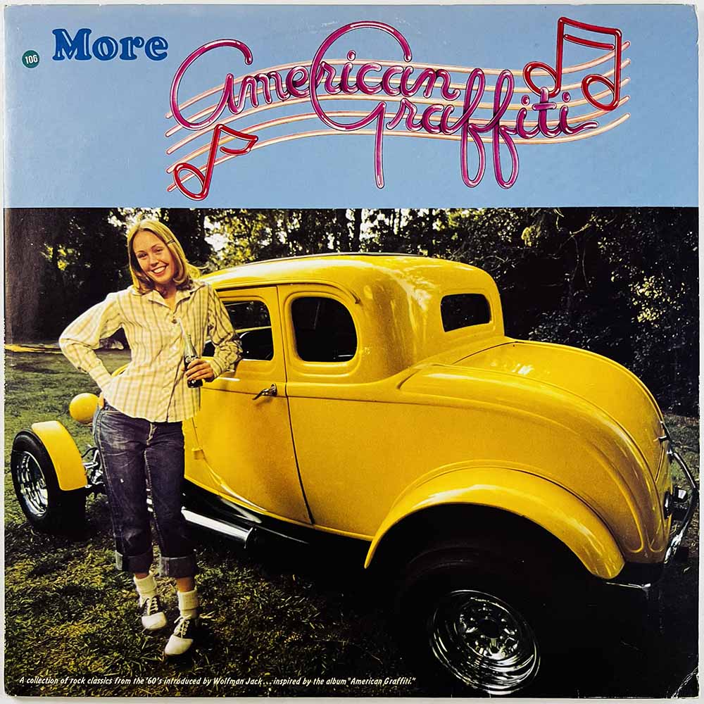 Little Eva, Brenda Lee, Kingsmen vinyl LP More American Graffiti 2LP  kansi VG levy G Käytetty LP