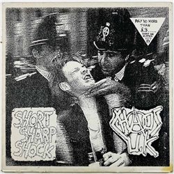 Chaos UK 1984 GURT 1 Short Sharp Shock Begagnat LP