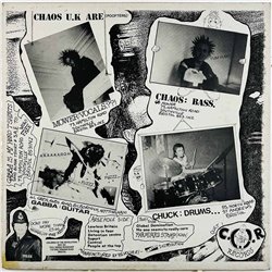 Chaos UK 1984 GURT 1 Short Sharp Shock Begagnat LP