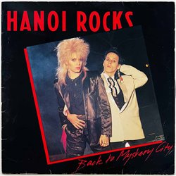 Hanoi Rocks vinyl LP Back to mystery city  kansi VG levy VG+ Käytetty LP