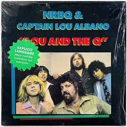NRBQ & Captain Lou Albano  vinyl LP Lou And The Q  kansi EX levy EX Käytetty LP
