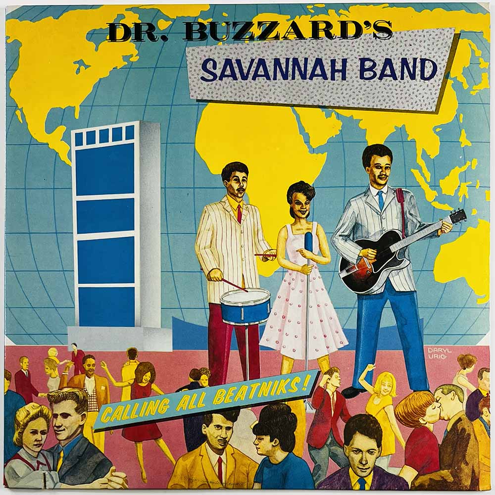 Dr. Buzzard's Savannah Band vinyl LP Calling All Beatniks!  kansi EX levy EX Käytetty LP