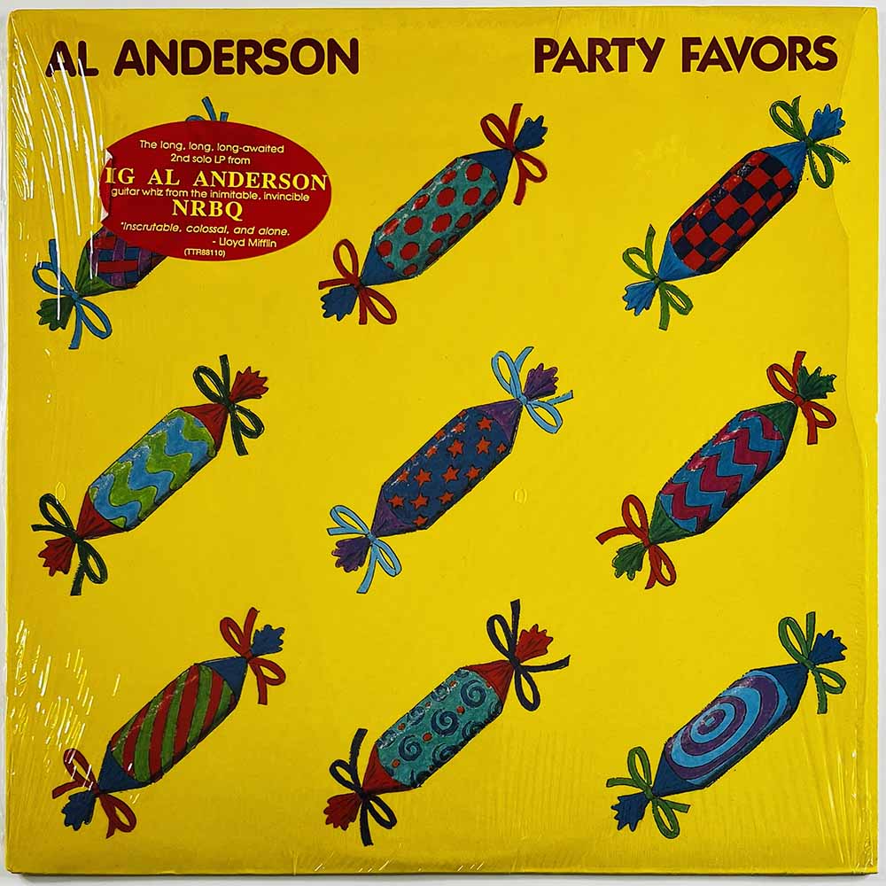 Anderson Al from NRBQ vinyl LP Party Favors  kansi EX levy EX Käytetty LP