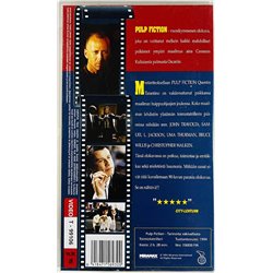 VHS - Elokuva: Pulp Fiction – tarinoita väkivallasta kansipaperi EX VHS-kasetin kunto EX VHS video