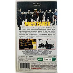 VHS - Elokuva: Mestarit - Kiekkokaukalon kauhut kansipaperi EX VHS-kasetin kunto VG+ VHS video
