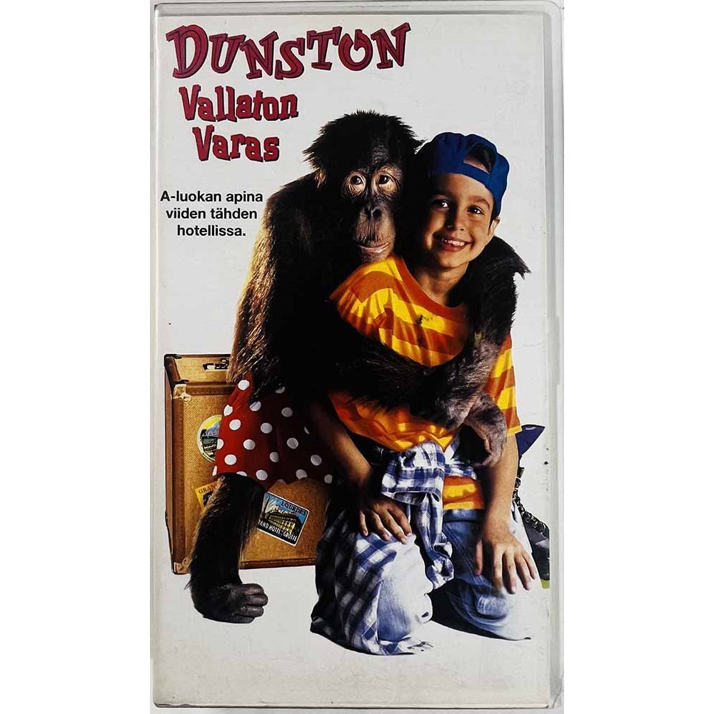 VHS - Elokuva: Dunston vallaton varas kansipaperi EX VHS-kasetin kunto EX- VHS video