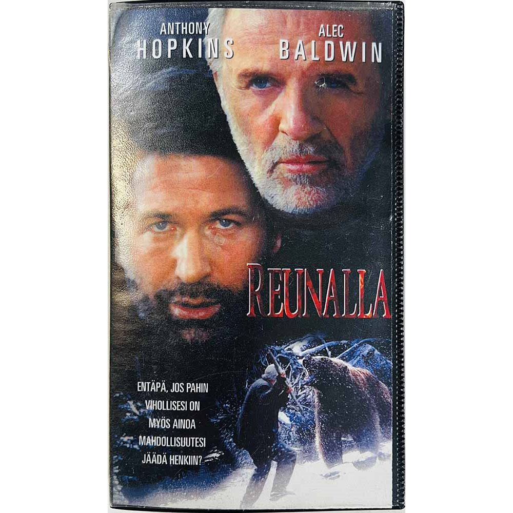 VHS - Elokuva: Reunalla kansipaperi VG+ VHS-kasetin kunto EX VHS video